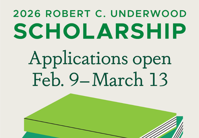 2026 RCU Scholarship. Applications open Feb. 9 - March 13